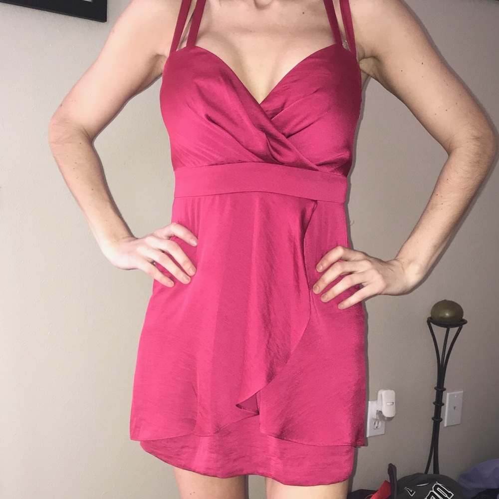 BCBG generation size 2 red berry party dress